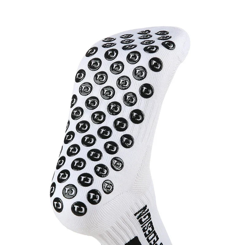 New Style Football Socks Round Silicone Suction Cup Grip Anti Slip Soccer Socks Sports Men Women Baseball Rugby Socks
