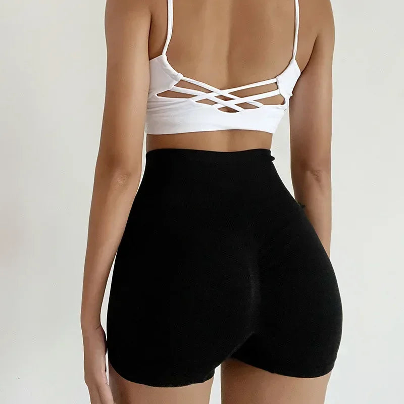 Yoga Shorts Women Seamless Spandex Running Cycling Short Fitness Leggings High Waist Female Gym Shorts