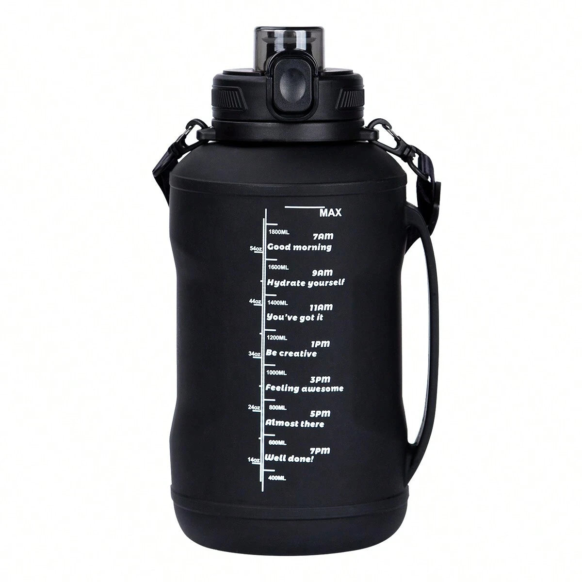 2L Silicone Water Bottles Large Capacity Travel Water Bottle Roll Up Foldable Water Bottles With Straws Gym Camping Hiking