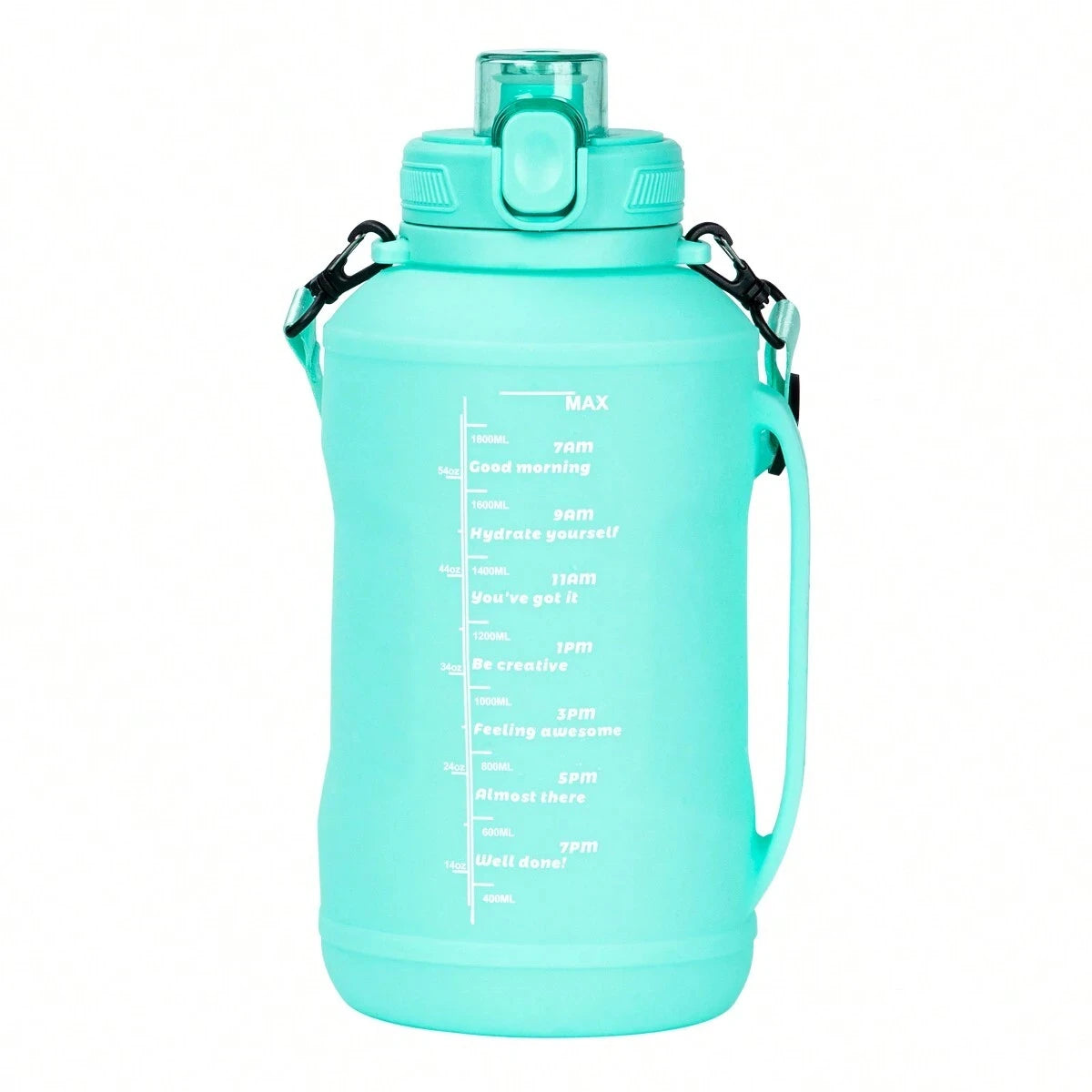 2L Silicone Water Bottles Large Capacity Travel Water Bottle Roll Up Foldable Water Bottles With Straws Gym Camping Hiking